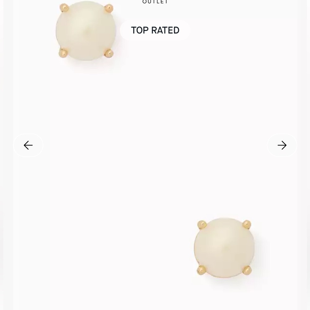 Kate Spade New York Gumdrop Pearl Stud Earrings